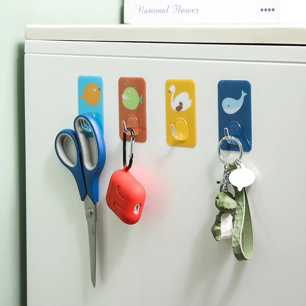 Water Proof Cartoon Design Adhesive Wall Hooks